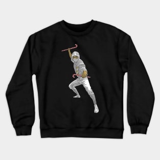 Black and White Christmas Ninja Crewneck Sweatshirt